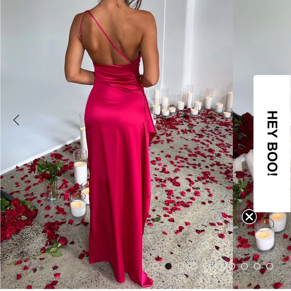 Ariel Maxi Dress in color red - Picture 2 of 2